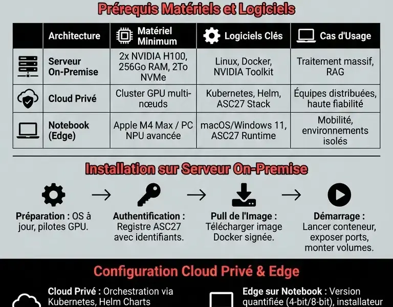 Infografica: D&eacute;ploiement de Vitruvian-1 On Premise : Guide Complet