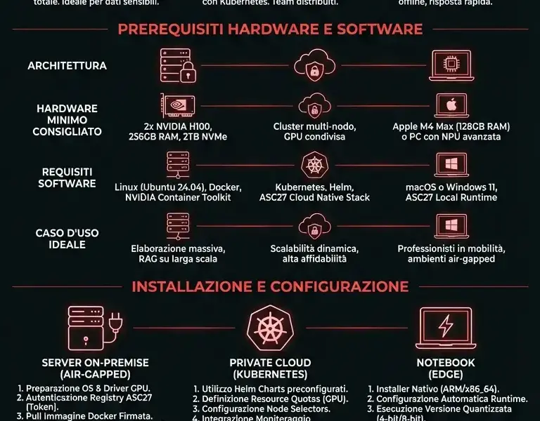 Infografica: Deployment Vitruvian-1 On Premise: Guida Completa