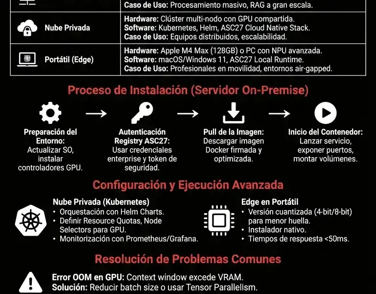 Infografica: Despliegue de Vitruvian-1 On Premise: Gu&iacute;a Completa
