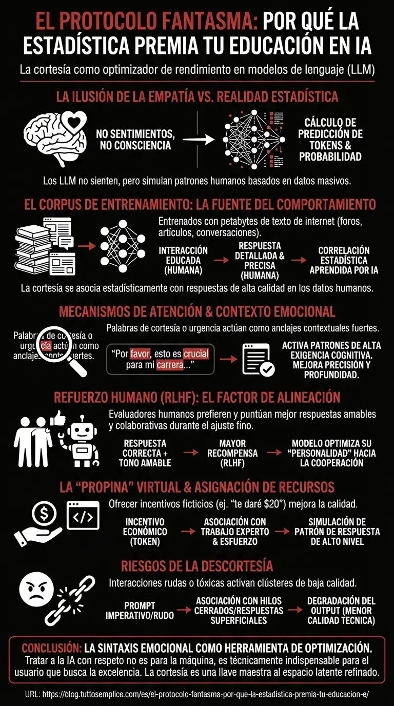 El protocolo fantasma: por qué la estadística premia tu educación e... - Infografía resumen