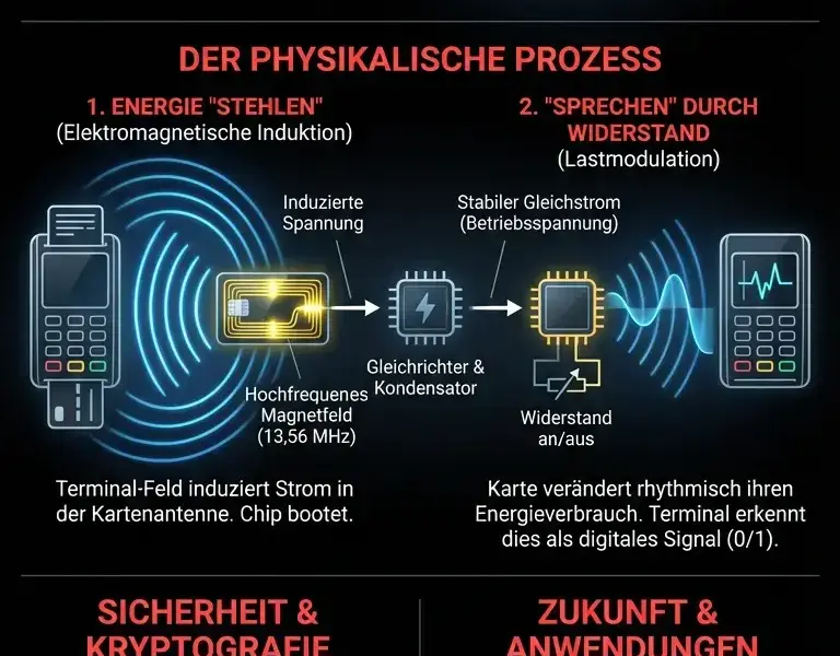 Infografica: Energie aus dem Nichts: Das R&auml;tsel kontaktloser Bankkarten