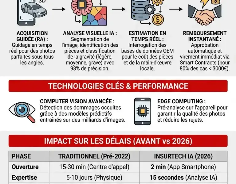 Infografica: Gestion des Sinistres par Intelligence Artificielle : Guide 2026
