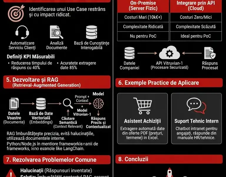 Infografica: Ghid Complet pentru PoC Vitruvian-1 pentru IMM-uri