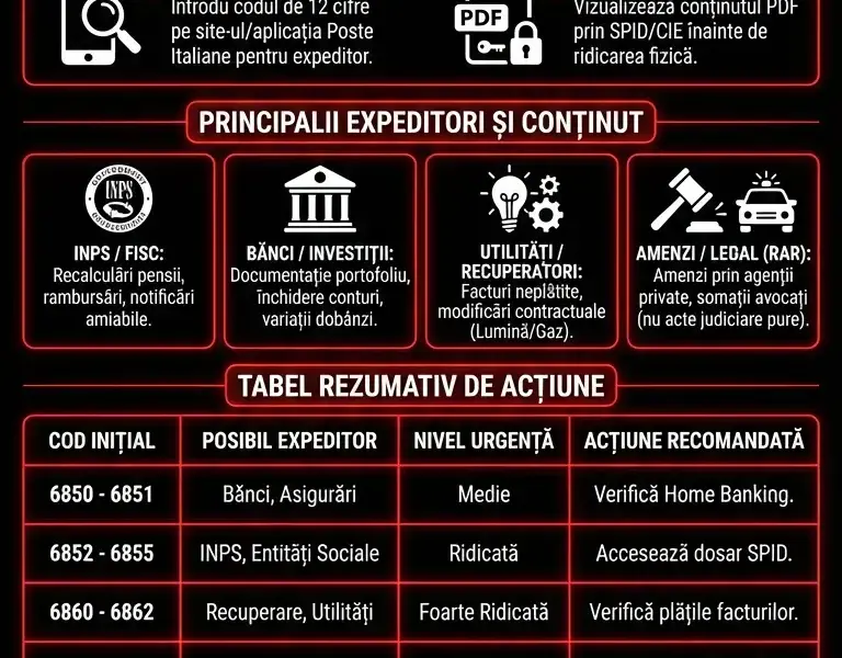 Infografica: Ghid Complet pentru Scrisoarea Recomandată Market 685 și 686
