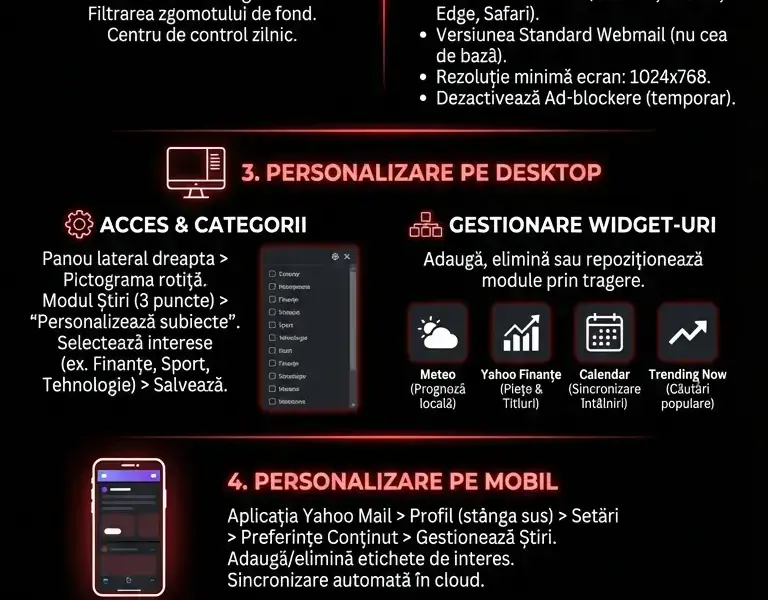 Infografica: Ghid pentru personalizarea Yahoo News &icirc;n Mail