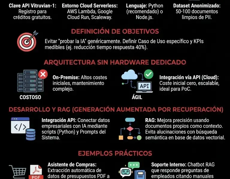 Infografica: Gu&iacute;a Completa del PoC de Vitruvian-1 para Pymes