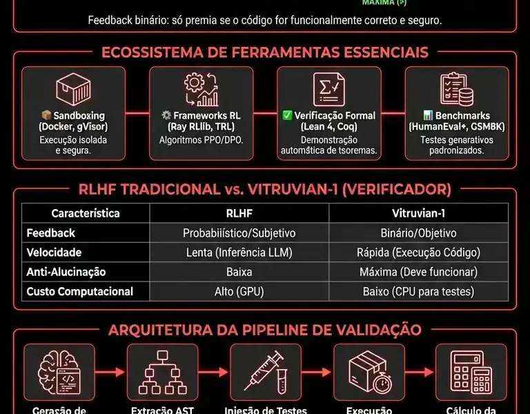 Infografica: Guia Completo do Vitruvian-1: Verificadores e Testes Unit&aacute;rios no RL