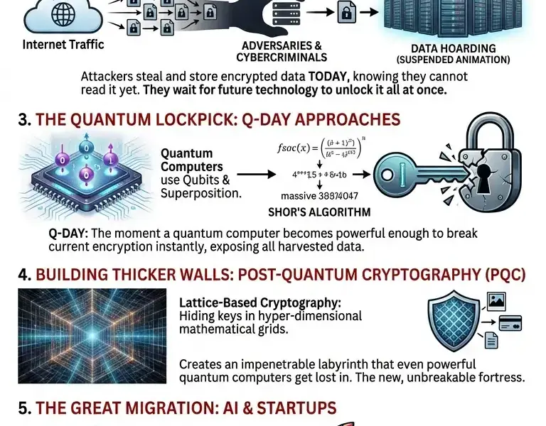 Infografica: Harvest Now: Why Cybercriminals Hoard Your Encrypted Data