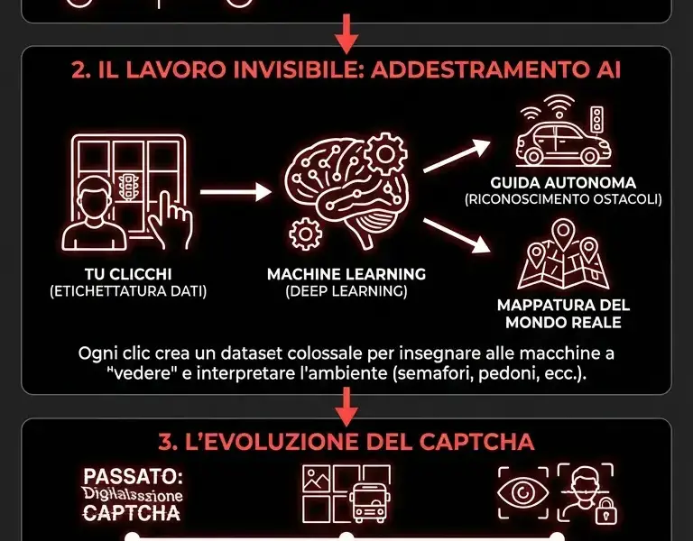 Infografica: Il vero scopo dei semafori che il web ti obbliga a cliccare