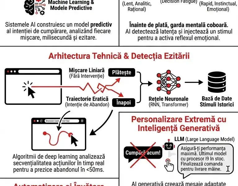 Infografica: Iluzia vitrinei: Ce face AI-ul cu 3 secunde &icirc;nainte de plată.