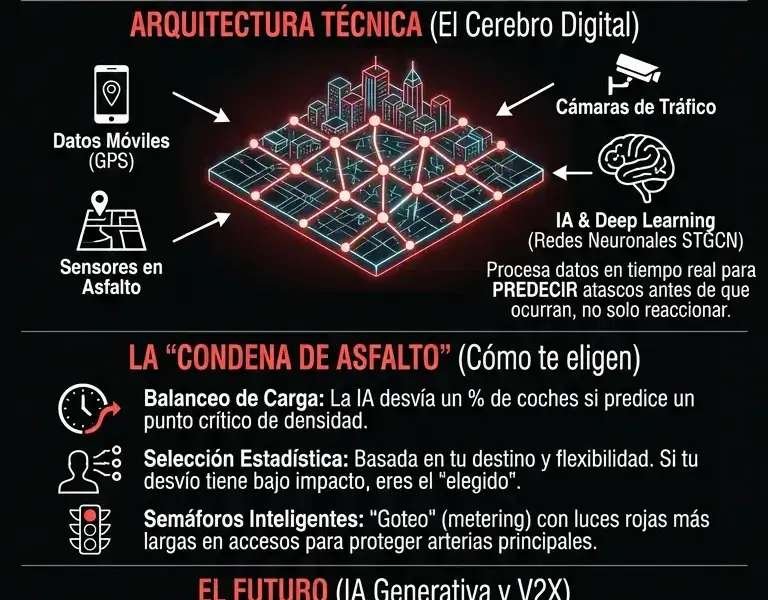 Infografica: La matem&aacute;tica oculta que decide qui&eacute;n se queda atrapado en el tr&aacute;fico