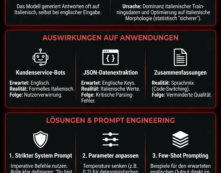 Infografica: Leitfaden zu sprachlichem Bias und Mehrsprachigkeit in Vitruvian-1