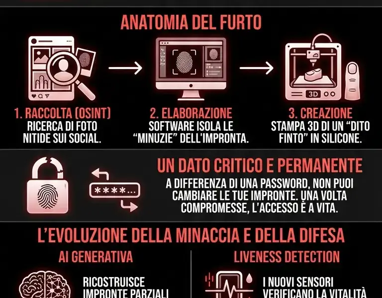 Infografica: L'errore biometrico che tutti commettiamo davanti all'obiettivo