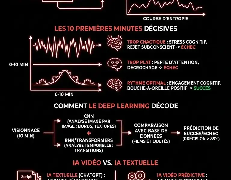 Infografica: L'IA lit l'avenir d'un film en 10 minutes via ce param&egrave;tre cach&eacute;