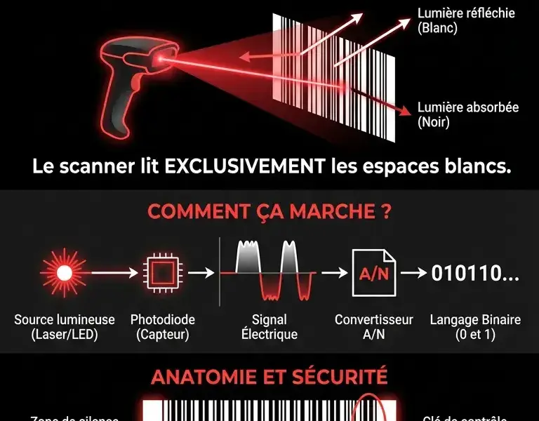 Infografica: L'illusion d'optique du code-barres qui trompe notre cerveau