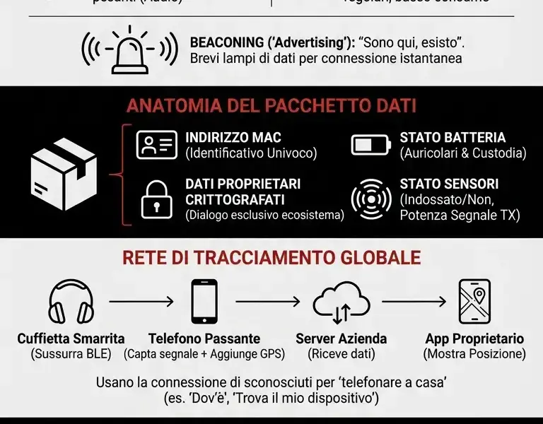 Infografica: L'illusione del silenzio: cosa trasmettono le cuffiette in pausa