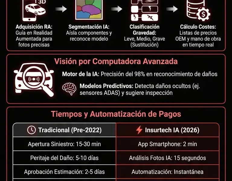 Infografica: Liquidaci&oacute;n de Siniestros con Inteligencia Artificial: Gu&iacute;a 2026
