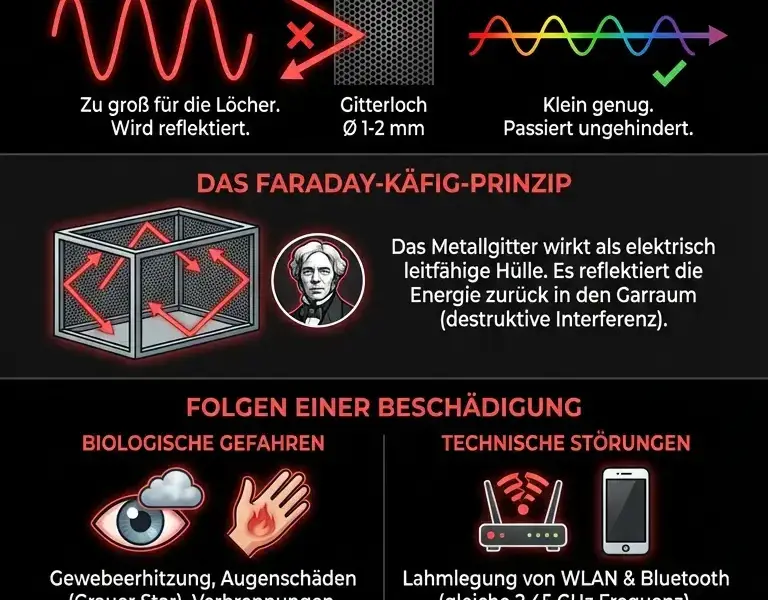 Infografica: Meisterwerk der Physik: Das Geheimnis im Mikrowellenglas