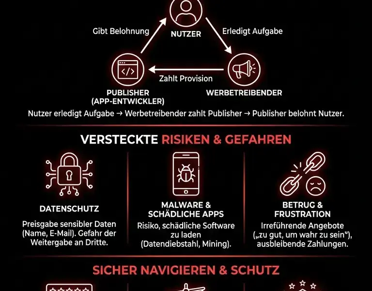 Infografica: Offerwall: Leichtes Geld oder eine Falle? Die Wahrheit