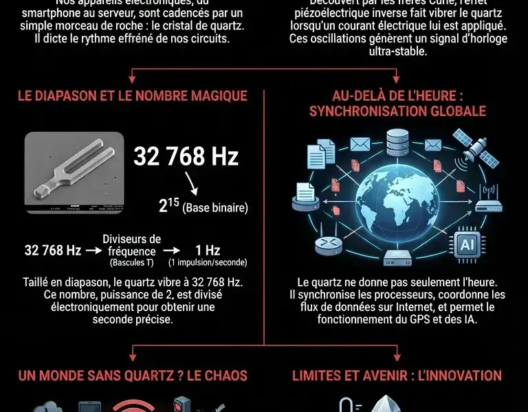 Infografica: Pourquoi notre technologie moderne d&eacute;pend d'un fragment de roche