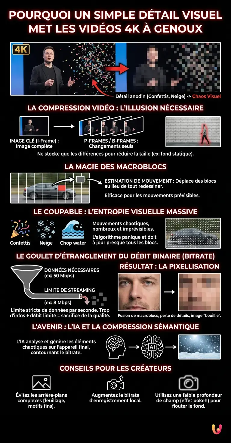 Pourquoi un simple d&eacute;tail visuel met les vid&eacute;os 4K &agrave; genoux - Infographie r&eacute;sumant