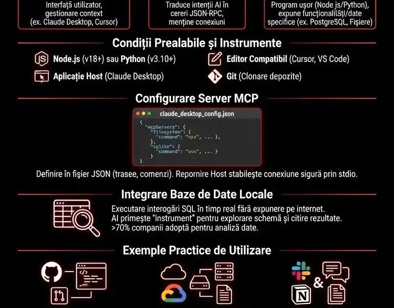 Infografica: Protocolul MCP Anthropic: Ghid Definitiv