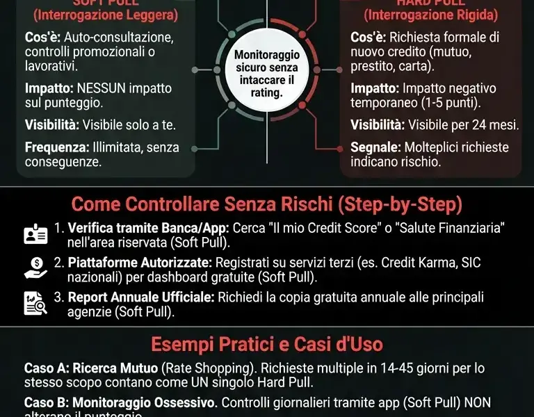 Infografica: Punteggio di Credito Gratis: Guida per Non Rovinare il Rating