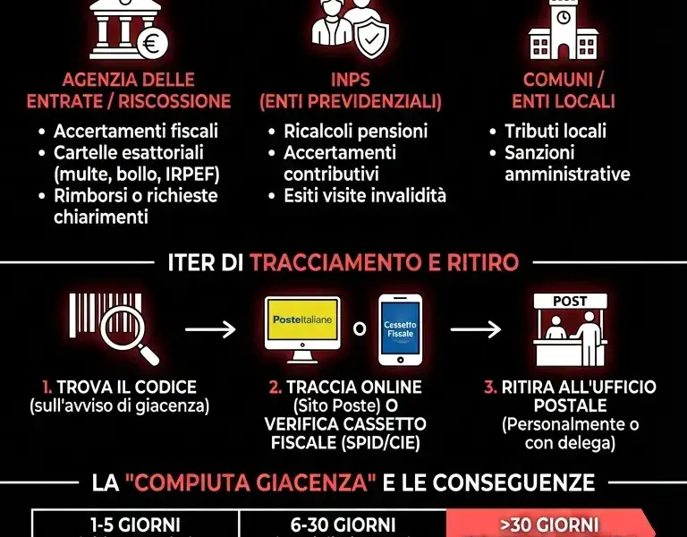 Infografica: Raccomandata Market 549: Significato e Mittenti