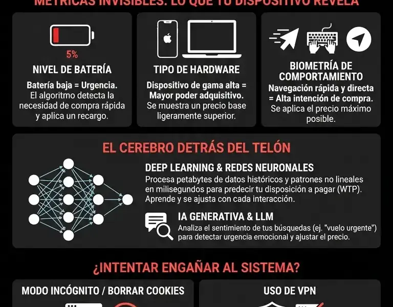Infografica: Recargo fantasma: el algoritmo que lee tu m&oacute;vil para cobrarte m&aacute;s