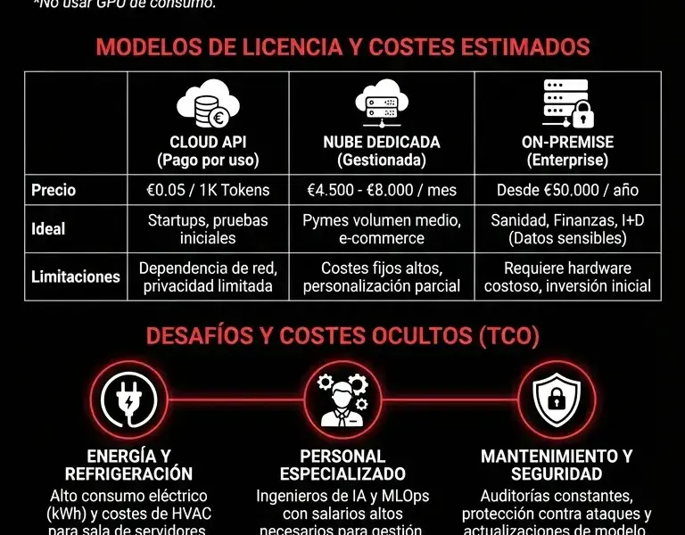 Infografica: Requisitos de Vitruvian-1 para pymes: Costes y hardware