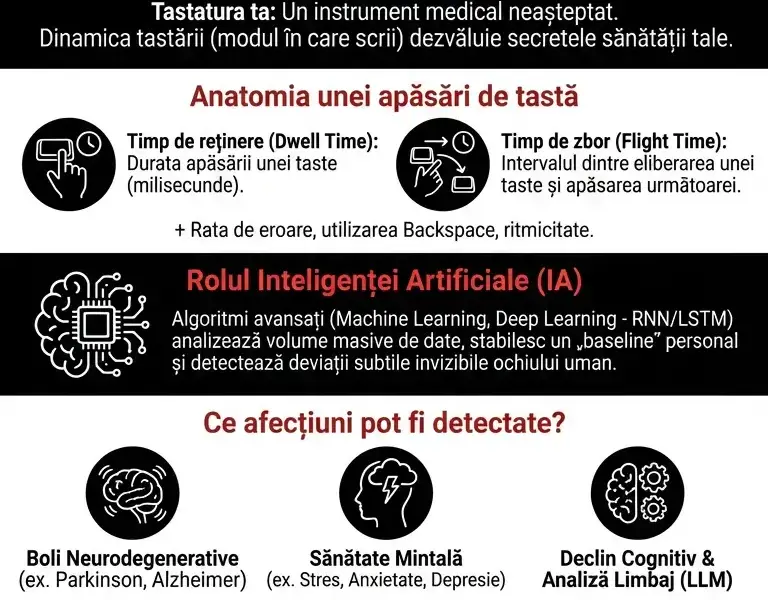 Infografica: Stetoscopul digital: Cum detectează tastatura afecțiunile ascunse