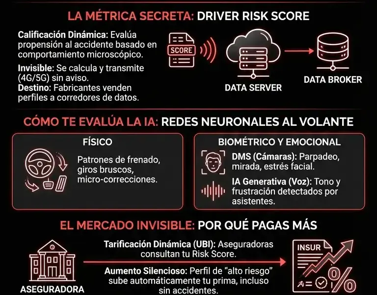 Infografica: Telemetr&iacute;a vehicular: el sistema oculto que encarece tu seguro
