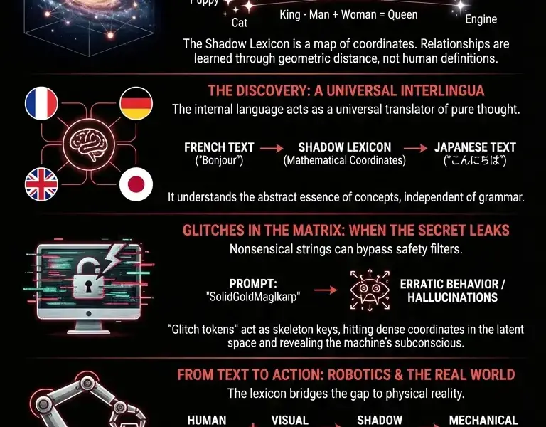 Infografica: The Shadow Lexicon: Inside the Hidden Language of Modern AI