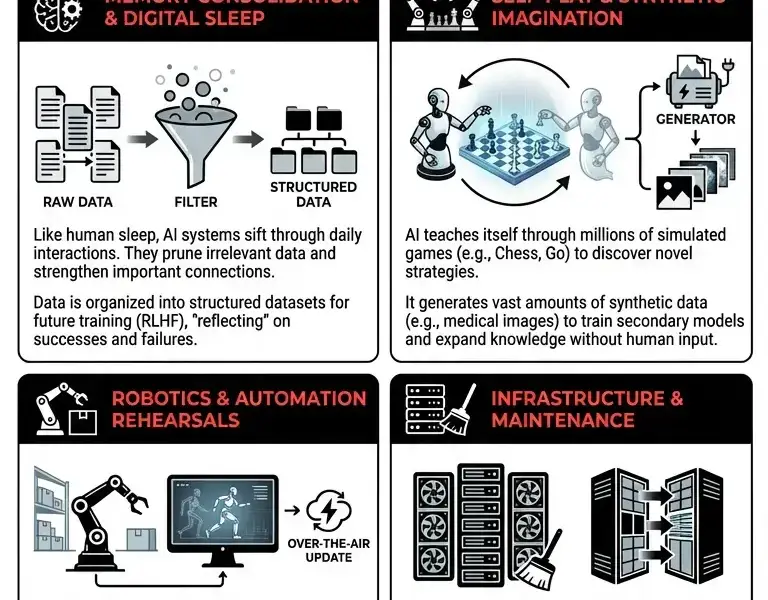 Infografica: The White Space Enigma: What AI Does When Left Alone