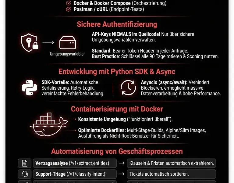 Infografica: Vitruvian-1-Integration: Leitfaden zu API, Python SDK und Docker