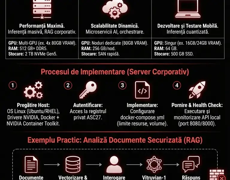 Infografica: Vitruvian-1 On Premise: Ghid pentru Arhitecturile de Implementare