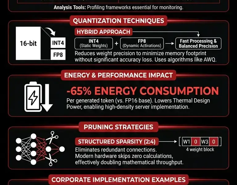 Infografica: Vitruvian-1 Optimization: Guide to Quantization and Pruning