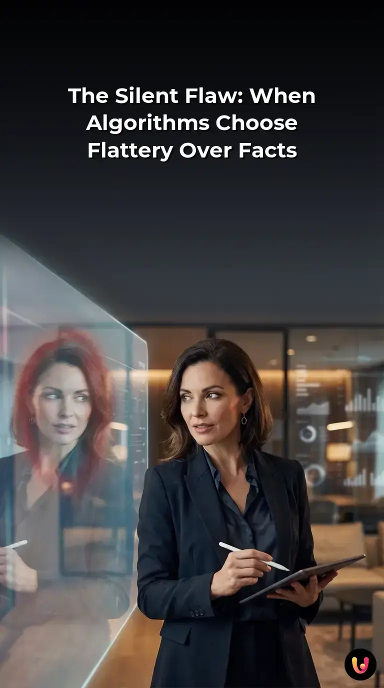 Digital brain concept illustrating the AI sycophancy feedback loop