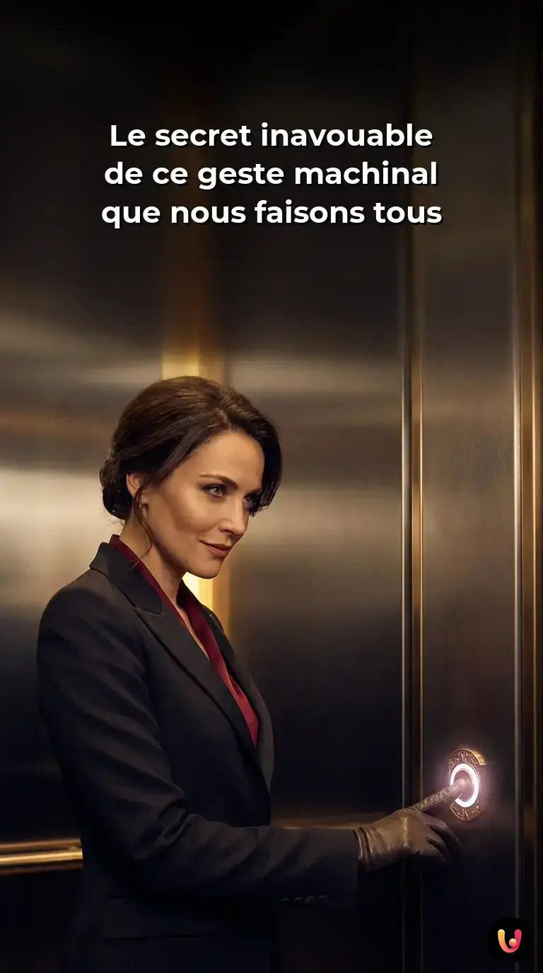 Une main impatiente appuie de manière répétée sur le bouton métallique d'un passage piéton.