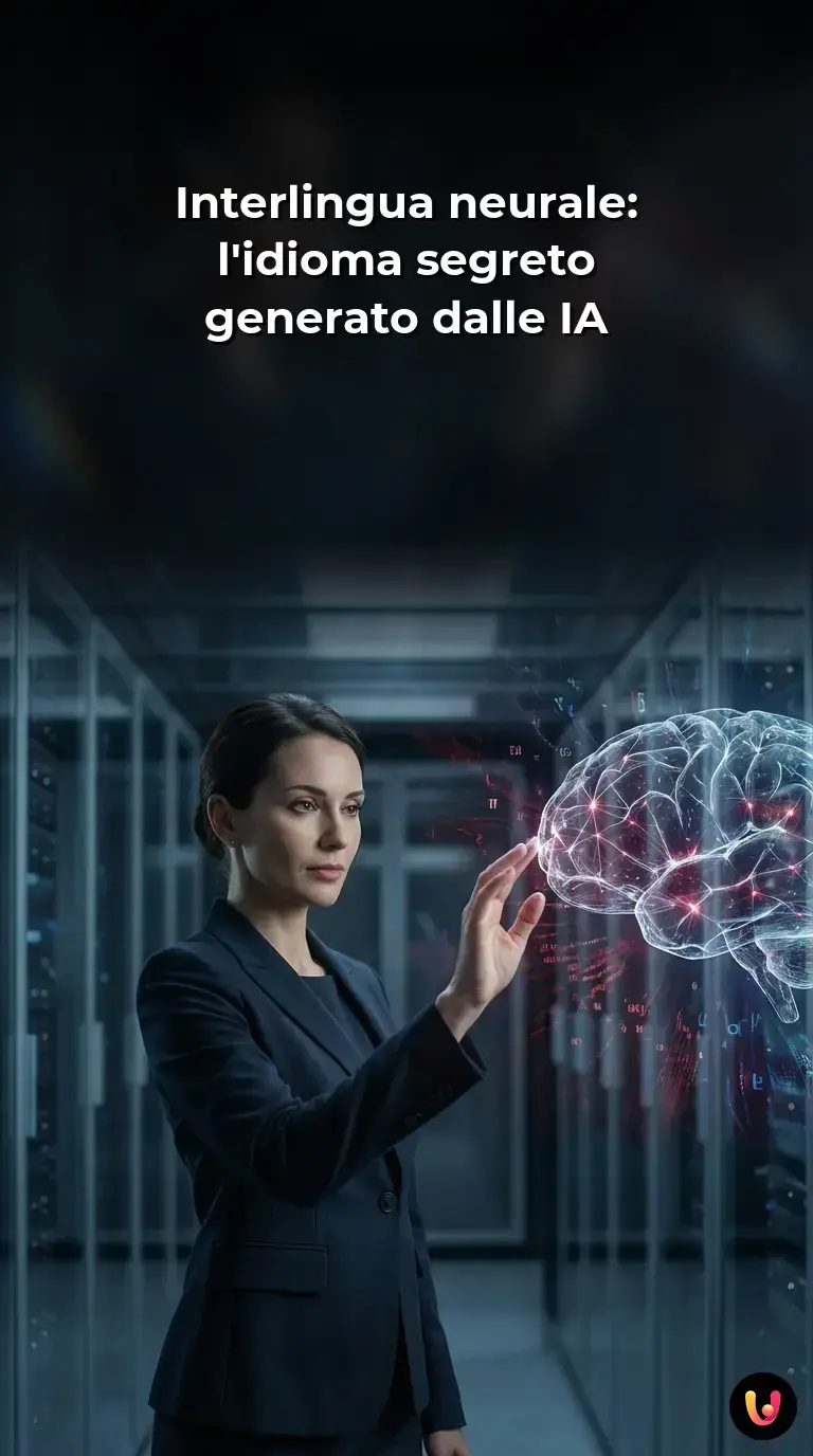 Flusso di dati luminosi che connette diversi alfabeti in una rete neurale astratta.