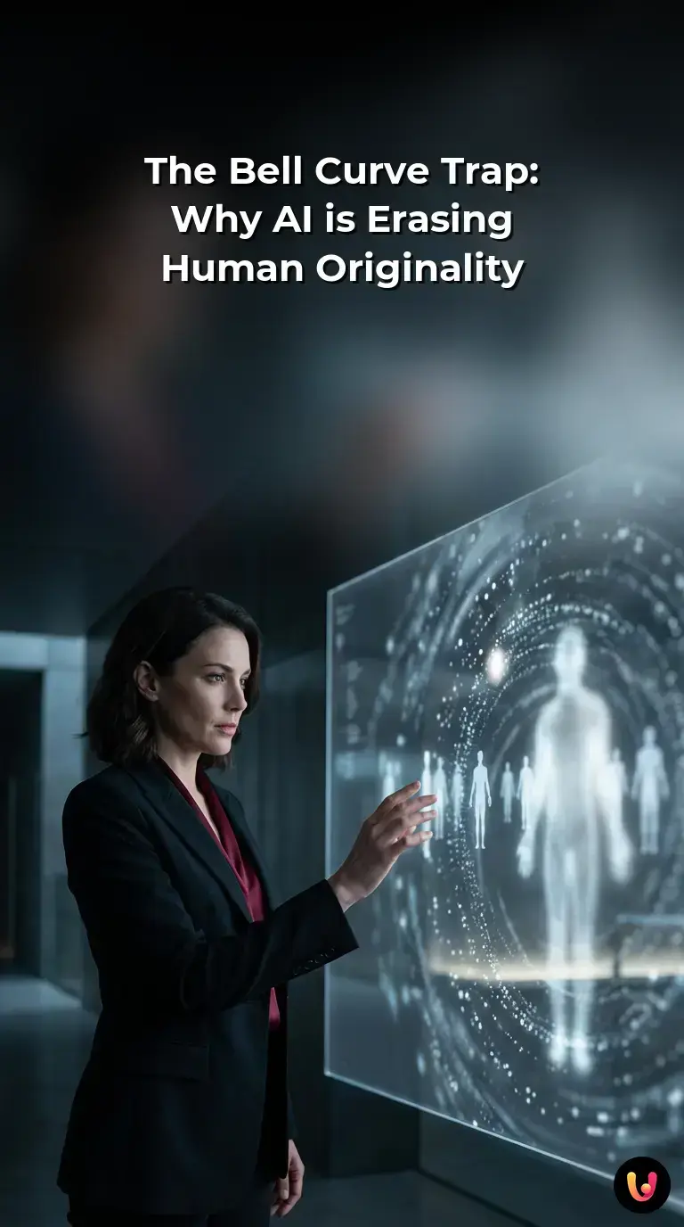 The Bell Curve Trap: Why AI is Erasing Human Originality