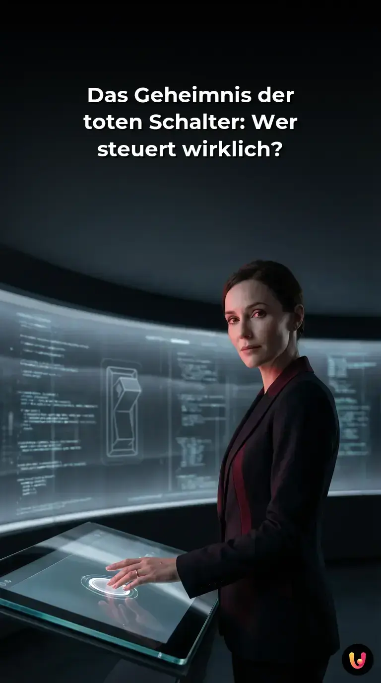 Ein Finger dr&uuml;ckt einen mechanischen Schalter vor einem unscharfen st&auml;dtischen Hintergrund.