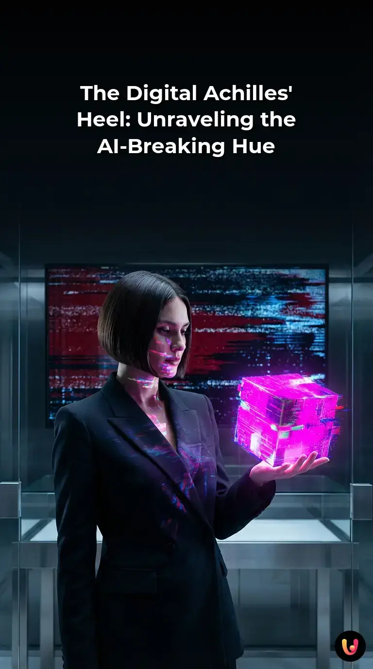 A single glowing pixel causing digital distortion across a dark mathematical data grid.