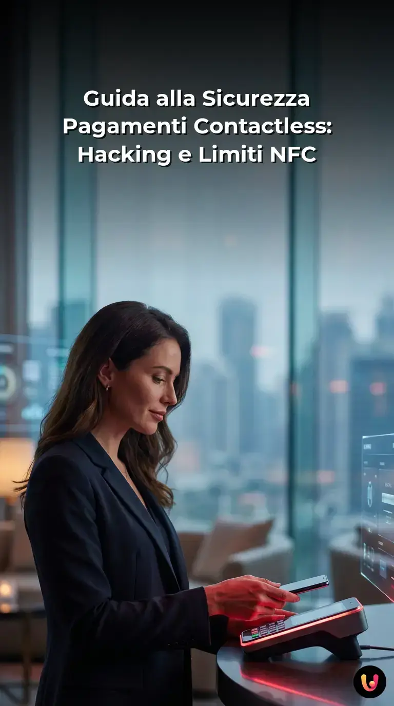 Carta di credito contactless avvicinata a un terminale POS per il pagamento.