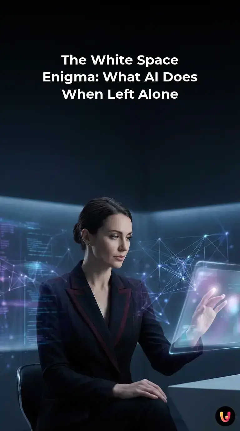 Abstract representation of artificial intelligence processing data in the dark without human input.