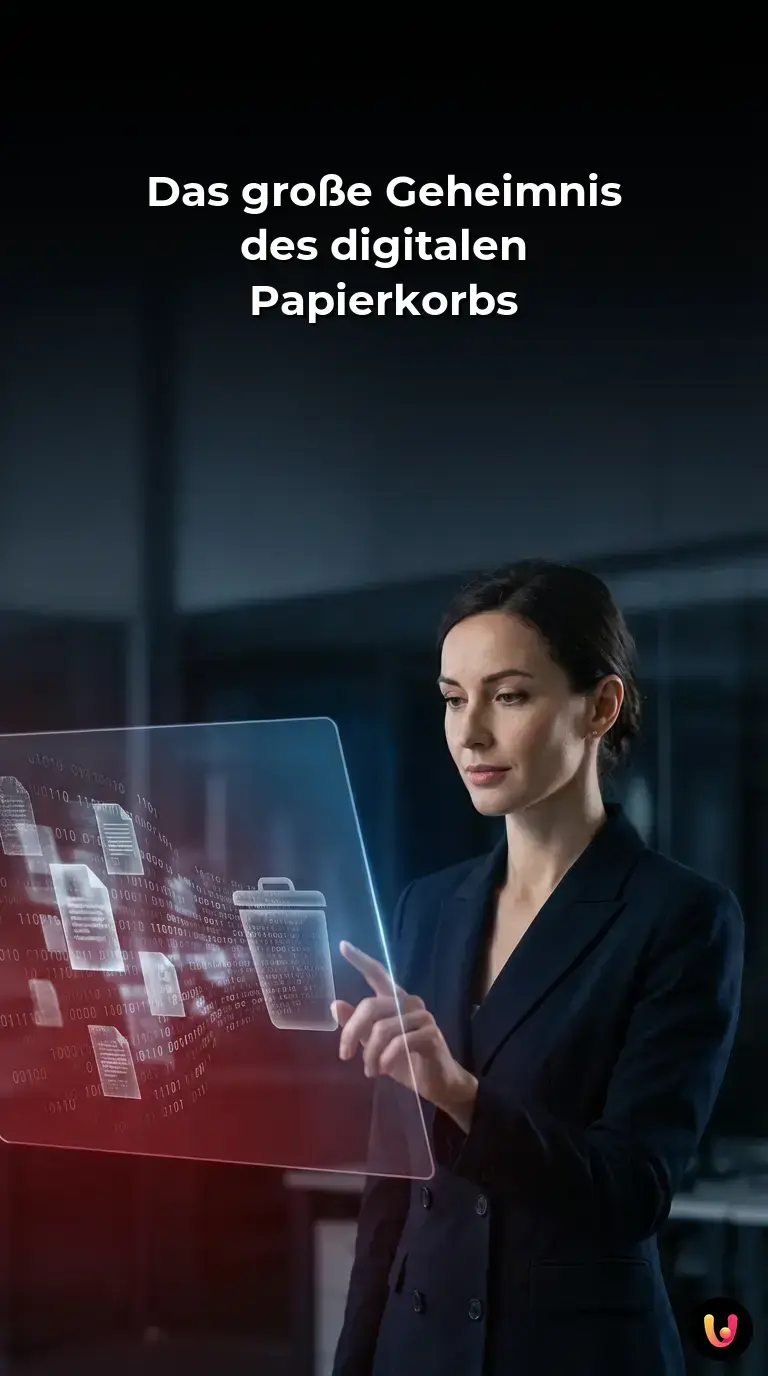 Das gro&szlig;e Geheimnis des digitalen Papierkorbs