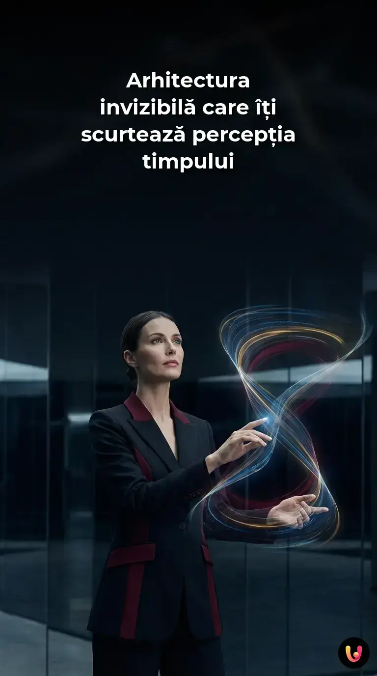 O clepsidră digitală integrată &icirc;n linii de cod reprezent&acirc;nd inteligența artificială.