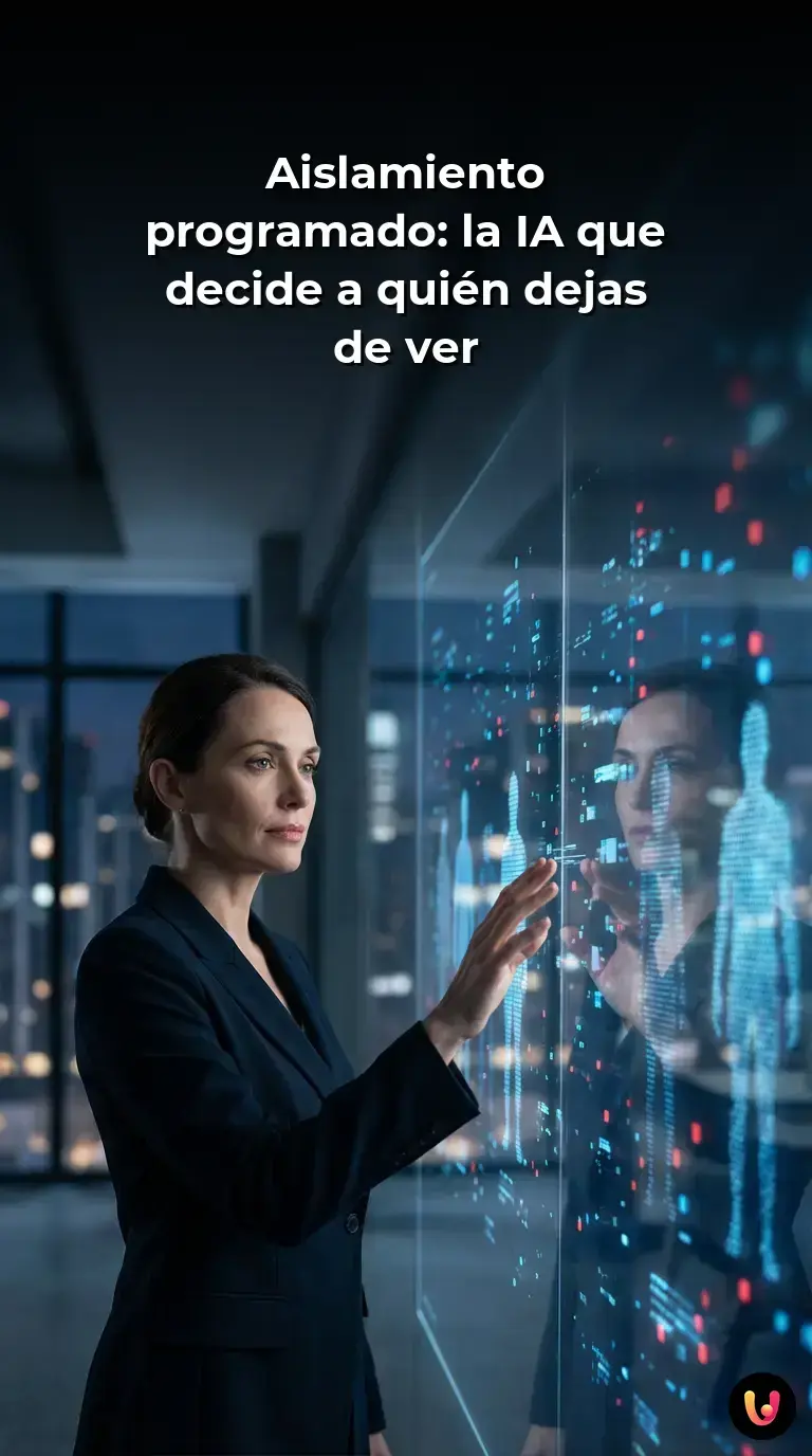 Aislamiento programado: la IA que decide a qui&eacute;n dejas de ver