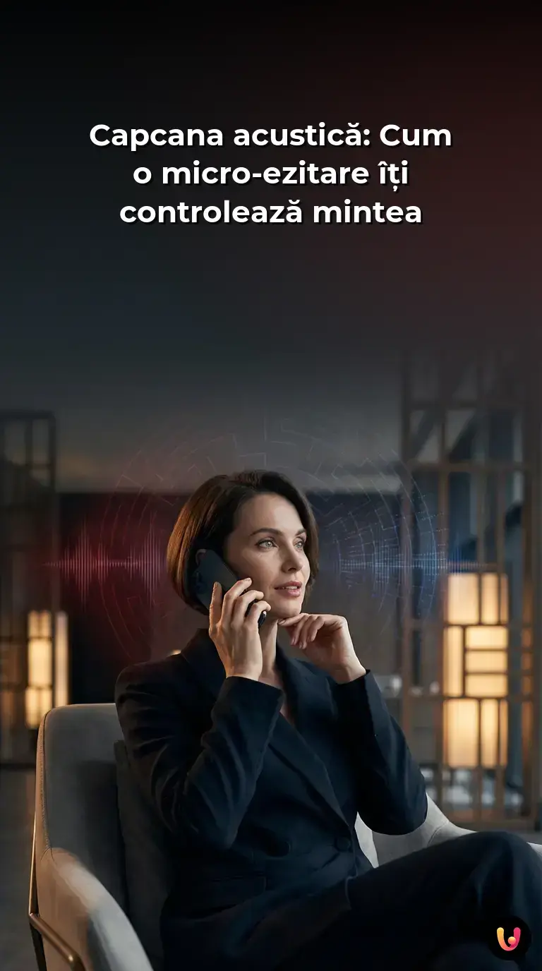 Creier uman intersectat de unde sonore digitale generate de inteligența artificială.