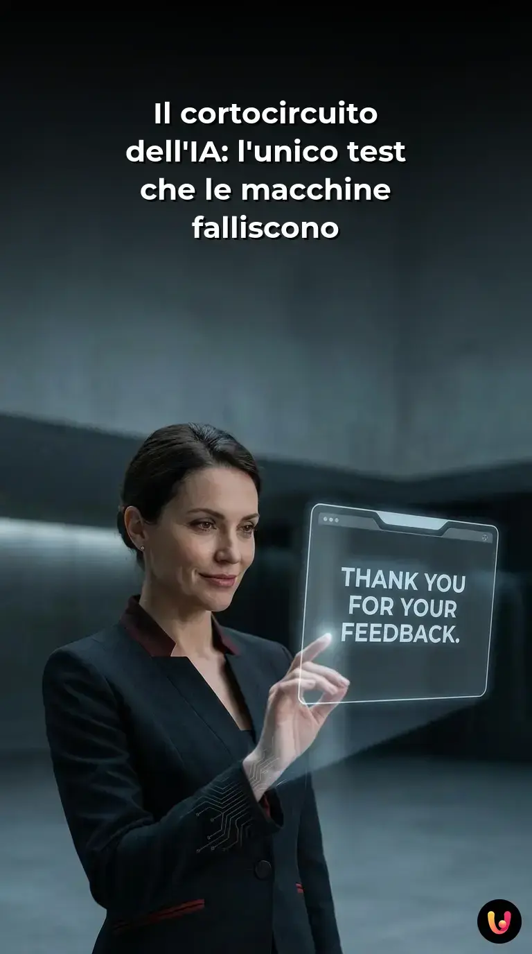 Un robot humanoide confuso mientras intenta interpretar una broma sarc&aacute;stica.